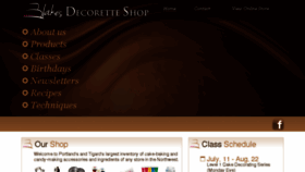 What Decoretteshop.com website looked like in 2016 (7 years ago)