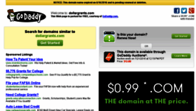 What Dollargrants.com website looked like in 2016 (7 years ago)