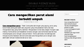 What Double-pizzazz.com website looked like in 2016 (9 years ago)