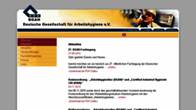 What Dgah.de website looked like in 2016 (7 years ago)