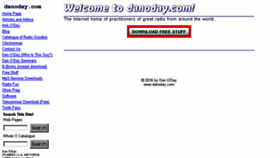 What Danoday.com website looked like in 2016 (7 years ago)