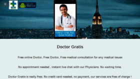 What Doctorgratis.org website looked like in 2016 (7 years ago)