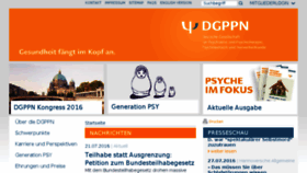 What Dgppn.de website looked like in 2016 (7 years ago)