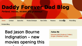 What Daddyforever.com website looked like in 2016 (7 years ago)