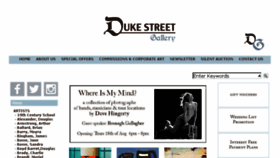 What Dukestreetgallery.ie website looked like in 2016 (7 years ago)