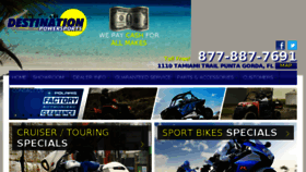 What Destination-powersports.com website looked like in 2016 (7 years ago)