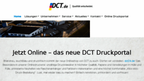 What Dct.de website looked like in 2016 (7 years ago)