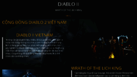 What Diablo2-vn.com website looked like in 2016 (7 years ago)