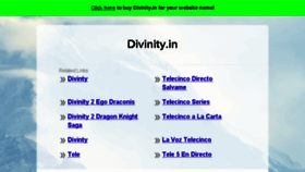 What Divinity.in website looked like in 2016 (7 years ago)
