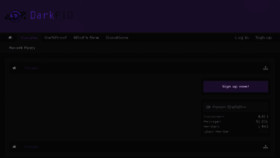 What Darkpid.com website looked like in 2016 (7 years ago)