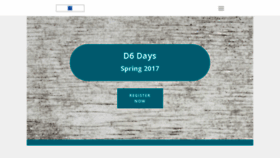 What D6days.com website looked like in 2016 (7 years ago)