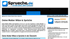 What Deine-mutter.de website looked like in 2016 (7 years ago)