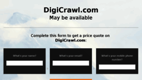 What Digicrawl.com website looked like in 2016 (7 years ago)