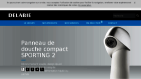 What Delabie.fr website looked like in 2016 (7 years ago)