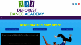 What Deforestdance.com website looked like in 2016 (7 years ago)
