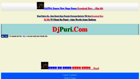 What Djpuri.com website looked like in 2016 (7 years ago)