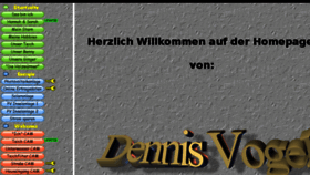 What Dennisvogel.de website looked like in 2016 (7 years ago)