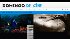 What Domingodecine.es website looked like in 2016 (7 years ago)