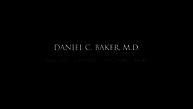 What Danielbakermd.com website looked like in 2016 (7 years ago)
