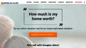 What Douglasallen.co.uk website looked like in 2016 (7 years ago)