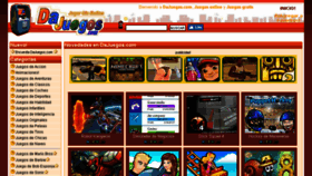 What Dajuegos.com website looked like in 2016 (7 years ago)