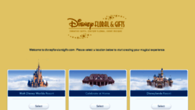 What Disneyflorist.com website looked like in 2016 (7 years ago)