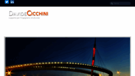 What Davidecicchini.it website looked like in 2016 (7 years ago)