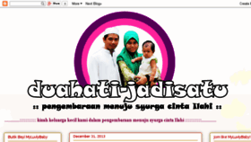 What Duahati-jadisatu.blogspot.com website looked like in 2016 (7 years ago)