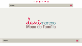 What Danimoreno.com.br website looked like in 2016 (7 years ago)