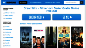 What Dreamfilm.ws website looked like in 2016 (7 years ago)