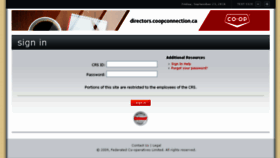 What Directors.coopconnection.ca website looked like in 2016 (8 years ago)