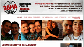 What Domaproject.org website looked like in 2016 (7 years ago)
