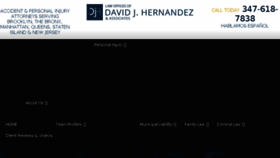 What Djhernandez.com website looked like in 2016 (7 years ago)