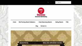 What Decorze.com website looked like in 2016 (7 years ago)