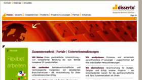 What Disserto.de website looked like in 2016 (7 years ago)