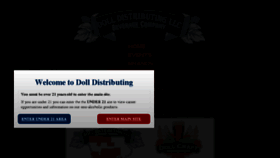 What Dolldistributing.com website looked like in 2016 (9 years ago)