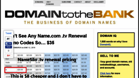 What Domaintothebank.com website looked like in 2016 (7 years ago)