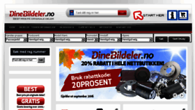 What Dinebildeler.no website looked like in 2016 (7 years ago)