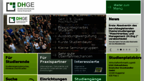 What Dhge.de website looked like in 2016 (7 years ago)