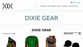 What Dixieswag.com website looked like in 2016 (7 years ago)