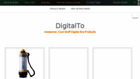 What Digitalto.com website looked like in 2016 (7 years ago)