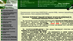What D-inform.ru website looked like in 2016 (7 years ago)