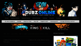 What Dubzonline.me website looked like in 2016 (7 years ago)