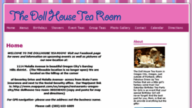 What Dollhousetearoom.com website looked like in 2016 (7 years ago)