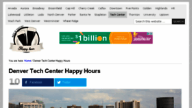 What Dtchappyhour.com website looked like in 2016 (7 years ago)