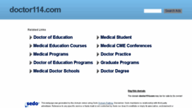 What Doctor114.com website looked like in 2016 (7 years ago)