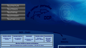 What Divecenter-paradise.com website looked like in 2016 (7 years ago)