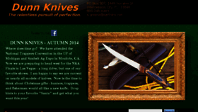 What Dunnknives.com website looked like in 2016 (7 years ago)