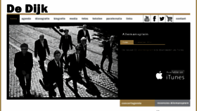 What Dedijk.nl website looked like in 2016 (7 years ago)