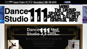 What Dancestudio111.com website looked like in 2016 (7 years ago)